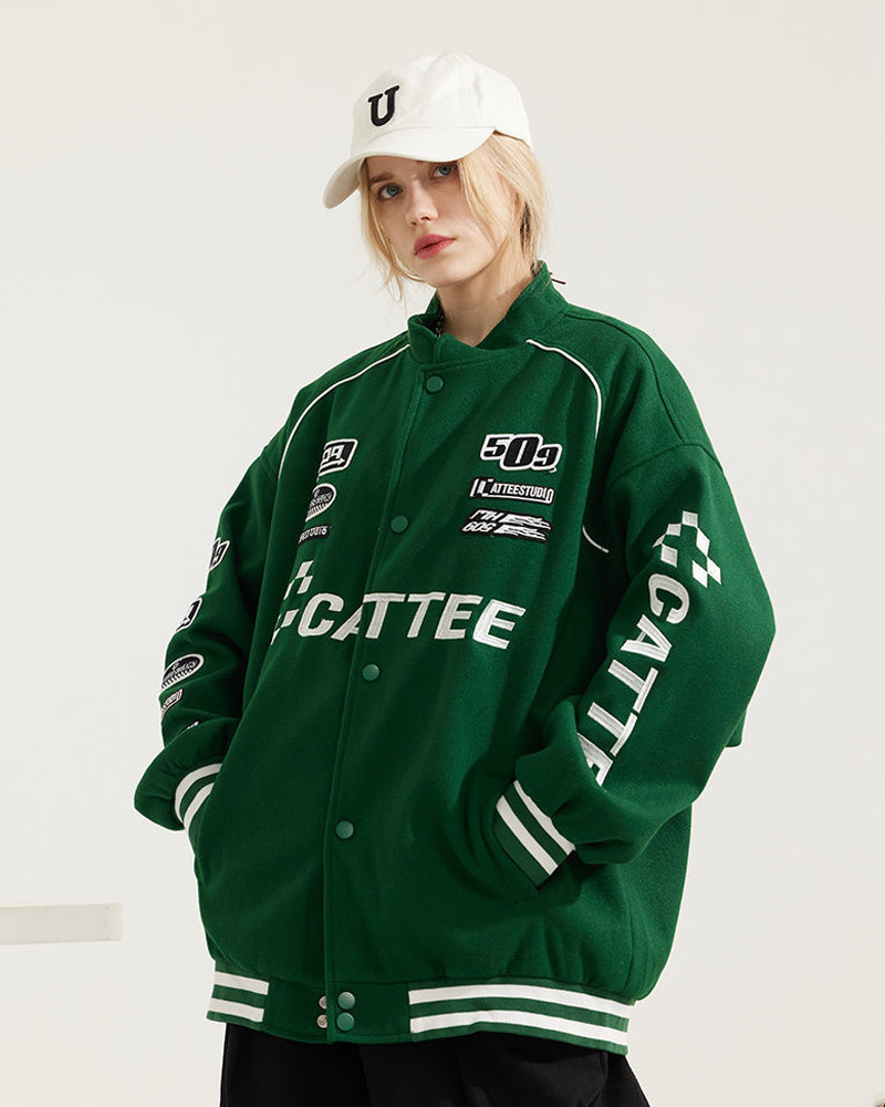 Y2K Grunge Varsity Jacket - Retro 90S Streetwear, Summer Outfits, And Party Fashion