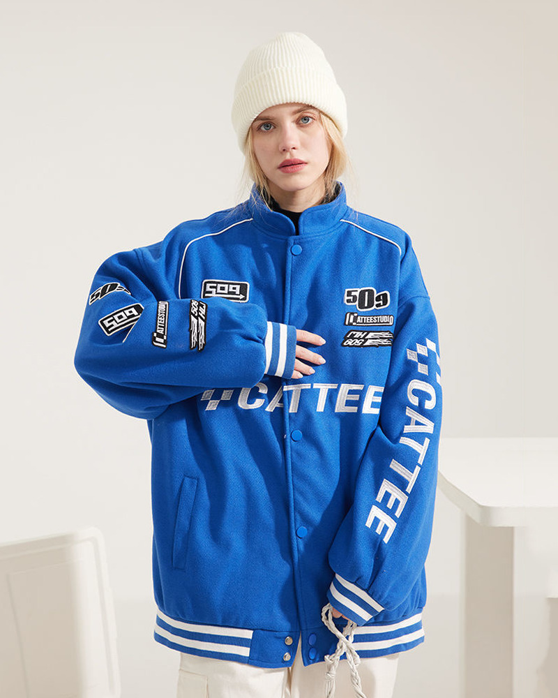 Y2K Grunge Varsity Jacket - Retro 90S Streetwear, Summer Outfits, And Party Fashion