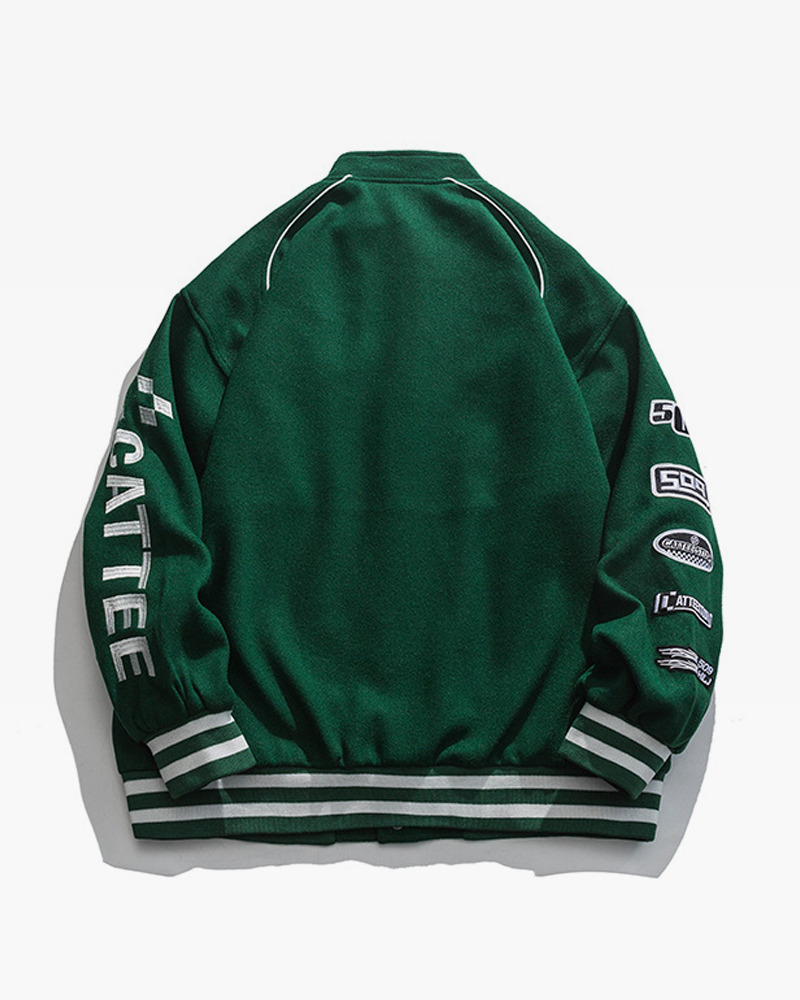 Y2K Grunge Varsity Jacket - Retro 90S Streetwear, Summer Outfits, And Party Fashion