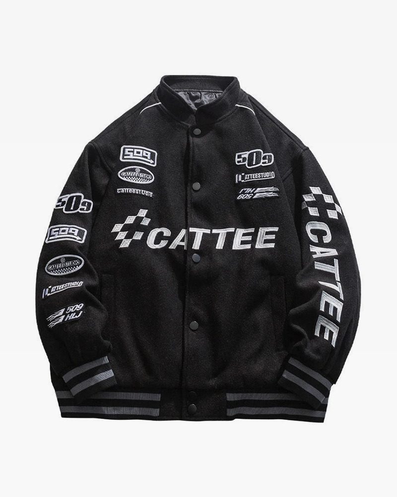 Y2K Grunge Varsity Jacket - Retro 90S Streetwear, Summer Outfits, And Party Fashion