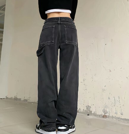 Y2K Grunge Vintage Pants - 90S Fashion, Retro Style, Y2K Summer Outfits, Gothic Y2K Vibes