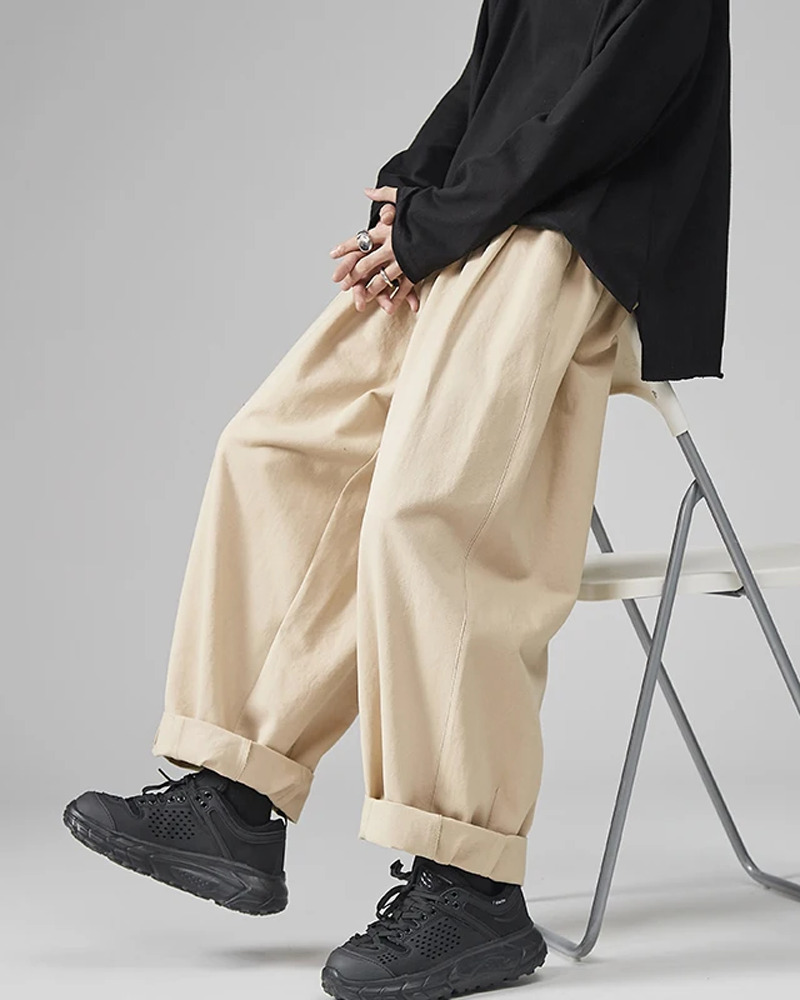 Y2K Grunge Wide Leg Pants - Retro 90S Fashion, Summer Outfits, Hip Hop Style For Men