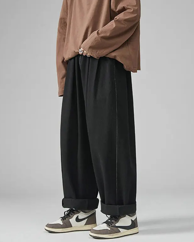 Y2K Grunge Wide Leg Pants - Retro 90S Fashion, Summer Outfits, Hip Hop Style For Men