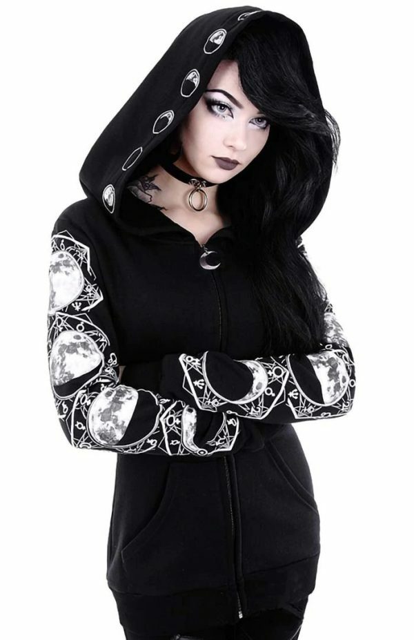 Y2K Grunge Zipper Patchwork Hoodie - 90S Fashion, Retro Style, Y2K Summer Outfits