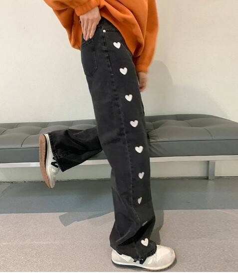 Y2K High Waist Wide Leg Denim Pants - 90S Grunge, Retro, Summer, And Party Outfits
