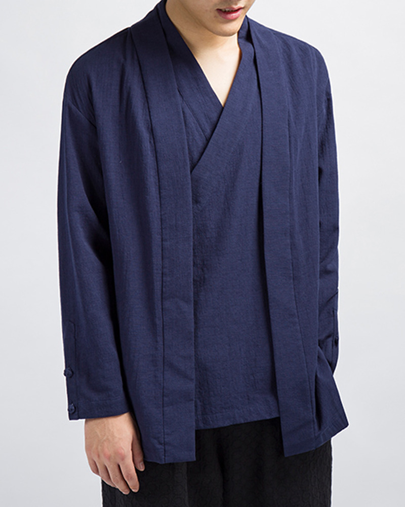Y2K Linen Kimono Top - Retro 90S Grunge, Summer Outfits, Pastel Goth, Y2K Party Fashion