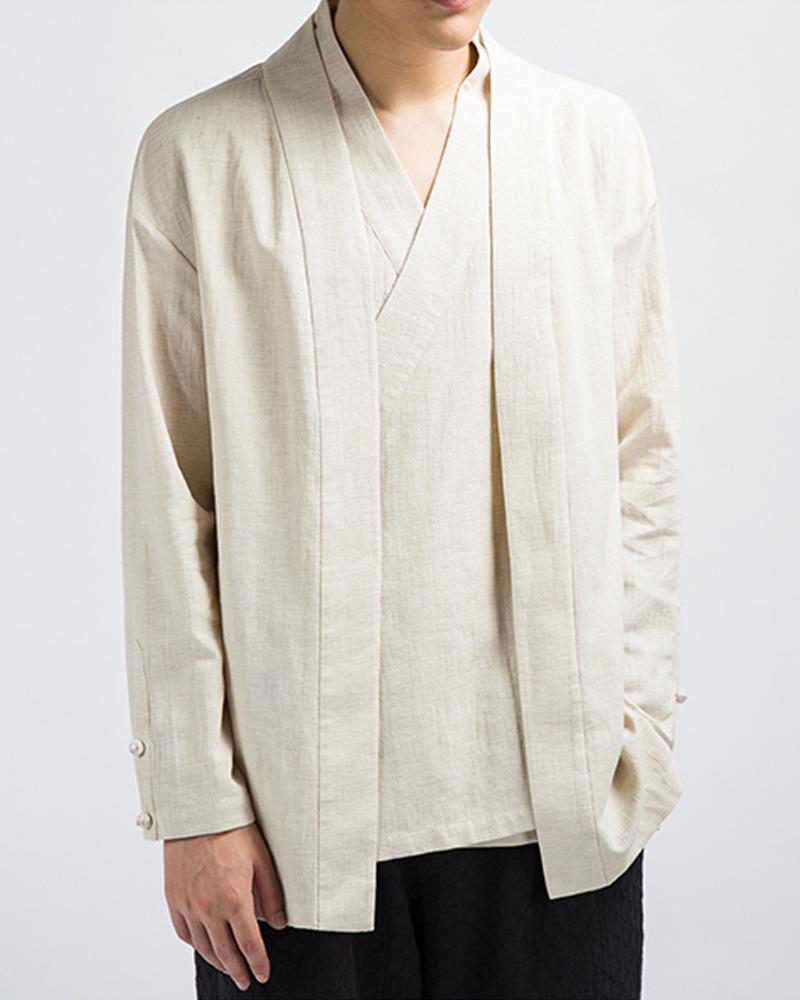 Y2K Linen Kimono Top - Retro 90S Grunge, Summer Outfits, Pastel Goth, Y2K Party Fashion