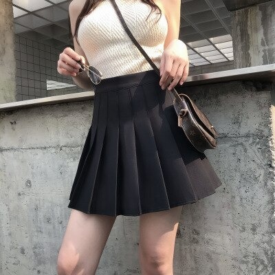 Y2K Pleated Plain Skirt - 90S Grunge, Retro Summer, Pastel Goth, Y2K Party & Club Outfits