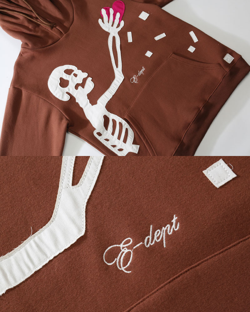 Y2K Skeleton Hoodie - Retro 90S Grunge, Y2K Summer Outfits, Gothic Y2K, Y2K Party &