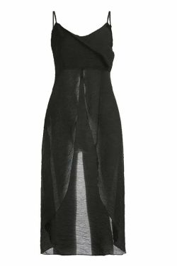 Y2K Summer Beach Dress - White Cross V-Neck Sleeveless Top, Spicy Girl Y2K Fashion Outfit