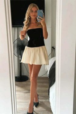Y2K Summer Bodycon Backless Mini Dress - Sexy Off Shoulder Splice, 90S Grunge Fashion