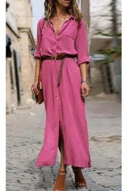 Y2K Summer Button Side Split Long Dress - Casual Loose Midi, 90S Grunge, Retro Style, Pastel Goth
