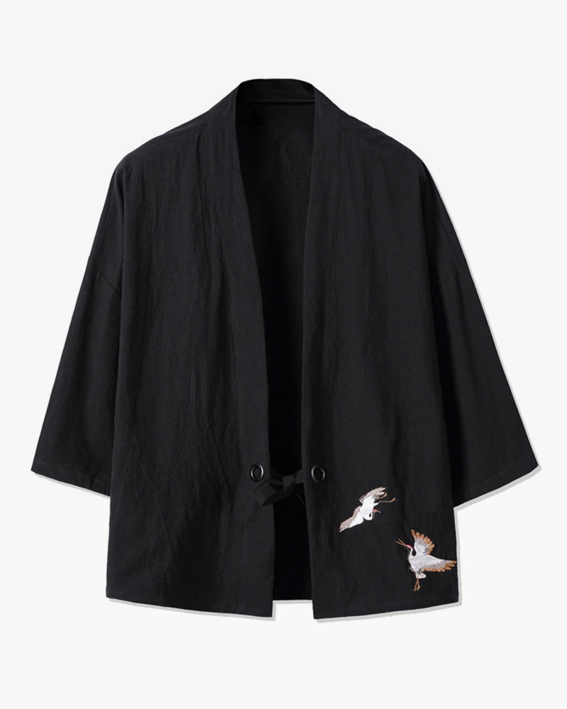 Y2K Summer Linen Kimono Jacket - 90S Grunge, Retro Style, Pastel Goth, Y2K Party Outfit