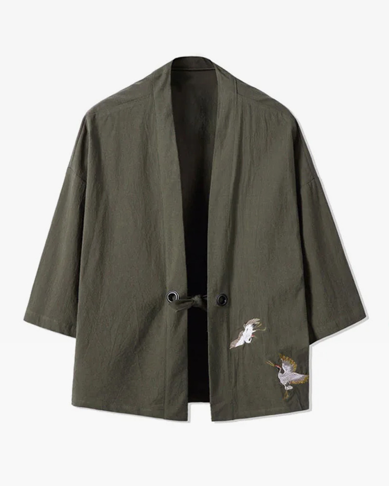 Y2K Summer Linen Kimono Jacket - 90S Grunge, Retro Style, Pastel Goth, Y2K Party Outfit