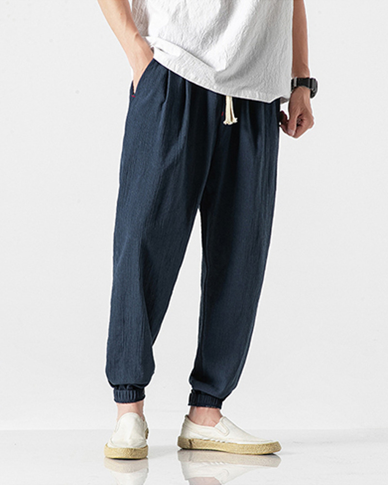 Y2K Summer Linen Pants - Retro 90S Grunge, Pastel Goth, Y2K Club & Party Outfits