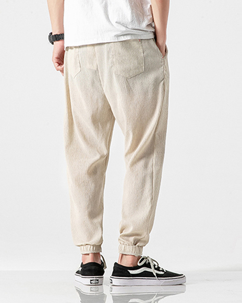 Y2K Summer Linen Pants - Retro 90S Grunge, Pastel Goth, Y2K Club & Party Outfits