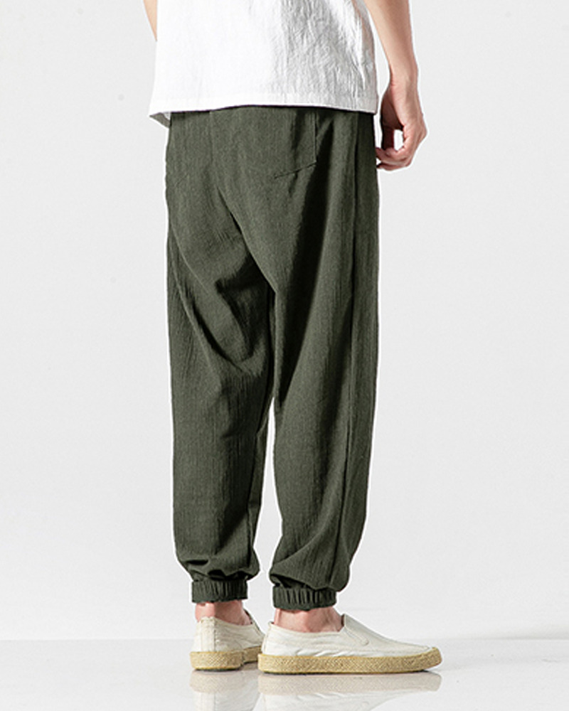 Y2K Summer Linen Pants - Retro 90S Grunge, Pastel Goth, Y2K Club & Party Outfits
