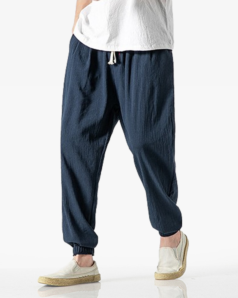 Y2K Summer Linen Pants - Retro 90S Grunge, Pastel Goth, Y2K Club & Party Outfits