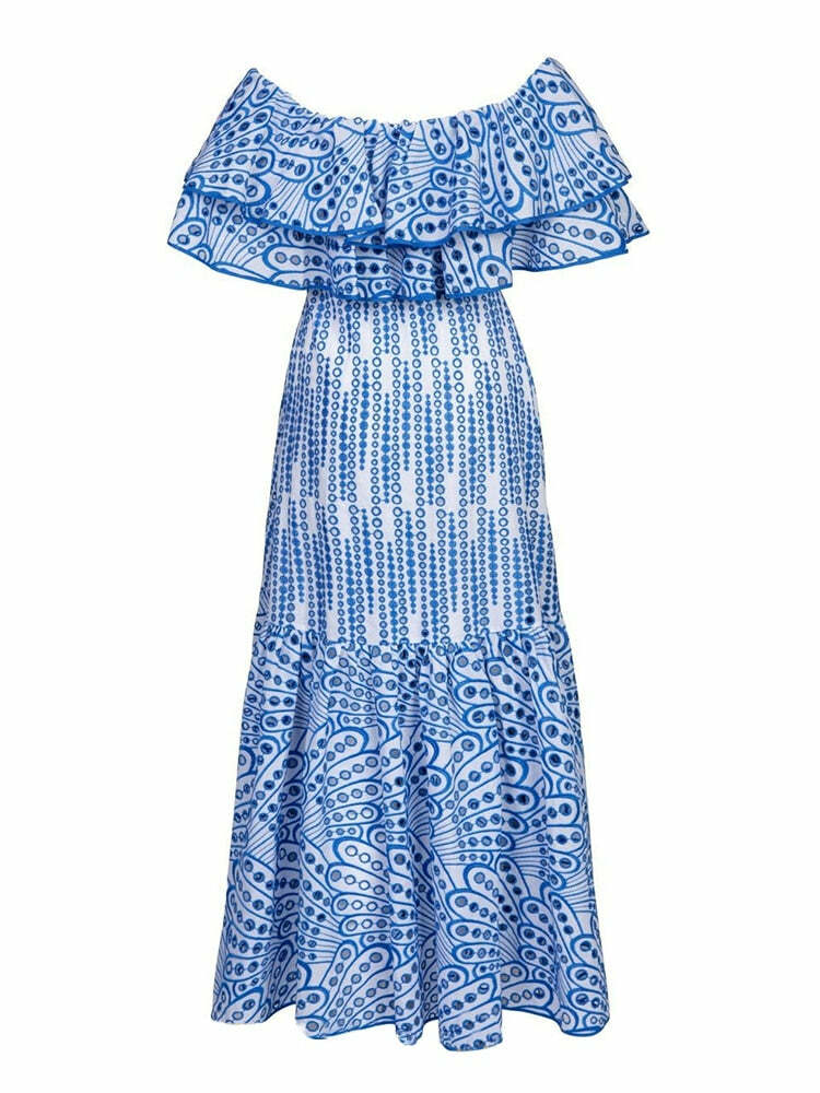 Y2K Summer Uma Midi Dress - 90S Grunge, Retro Style, Pastel Goth, Y2K Party & Club Outfits