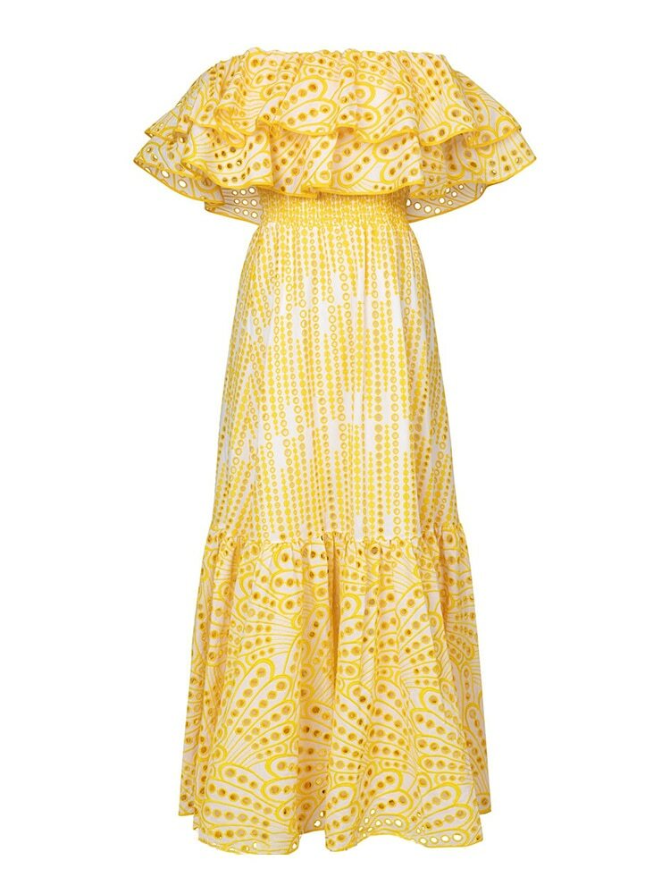 Y2K Summer Uma Midi Dress - 90S Grunge, Retro Style, Pastel Goth, Y2K Party & Club Outfits