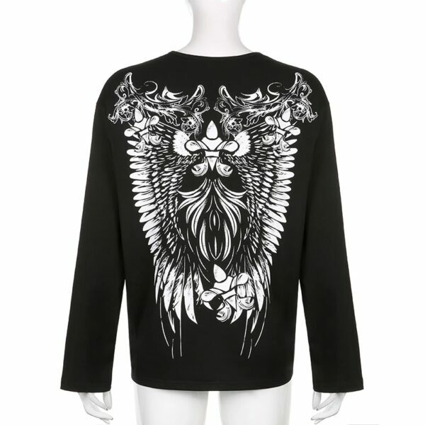 Y2K Summer Wing Shirt - Retro 90S Grunge, Pastel Goth, Y2K Club & Party Outfits For Women