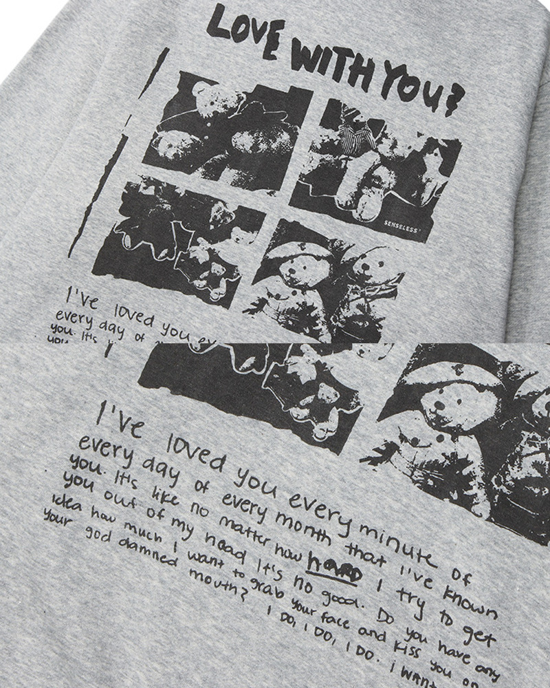 Y2K Teddy Bear Print Hoodie - Retro 90S Grunge, Summer Outfits, Y2K Fashion For Women