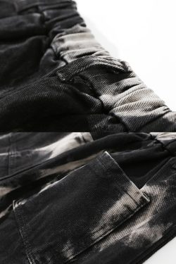 Y2K Tie Dye Jeans - Retro 90S Grunge, Summer Outfits, Popstar & Club Fashion For Women