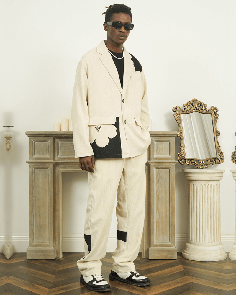 Y2K Two Tone Blazer - Retro 90S Fashion, Grunge, Pastel Goth, Y2K Party & Club Outfits