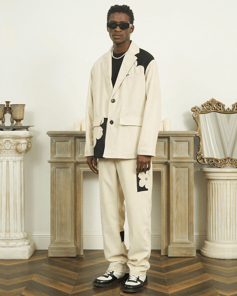 Y2K Two Tone Blazer - Retro 90S Fashion, Grunge, Pastel Goth, Y2K Party & Club Outfits
