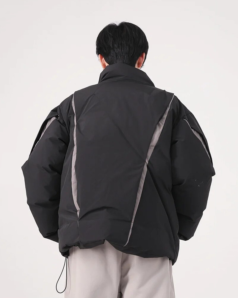 Y2K Vintage Puffer Jacket - 90S Grunge, Retro Style, Y2K Club & Party Outfits