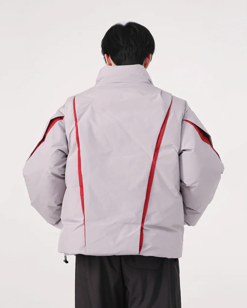 Y2K Vintage Puffer Jacket - 90S Grunge, Retro Style, Y2K Club & Party Outfits