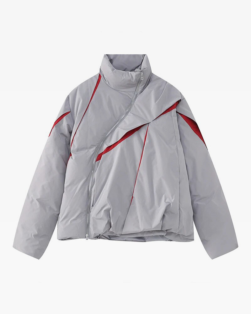 Y2K Vintage Puffer Jacket - 90S Grunge, Retro Style, Y2K Club & Party Outfits