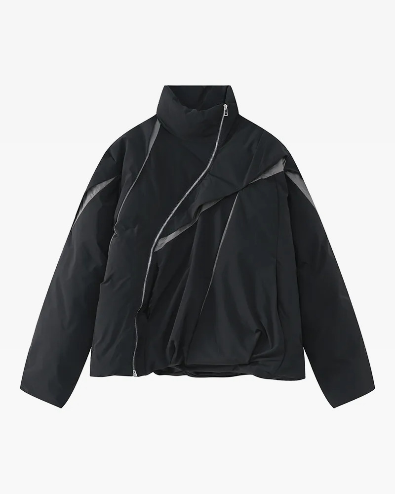 Y2K Vintage Puffer Jacket - 90S Grunge, Retro Style, Y2K Club & Party Outfits