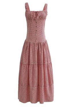 Y2K White Bowknot Tank Dress - Elegant Sleeveless Maxi Sundress, Retro 90S Summer Beach Chic