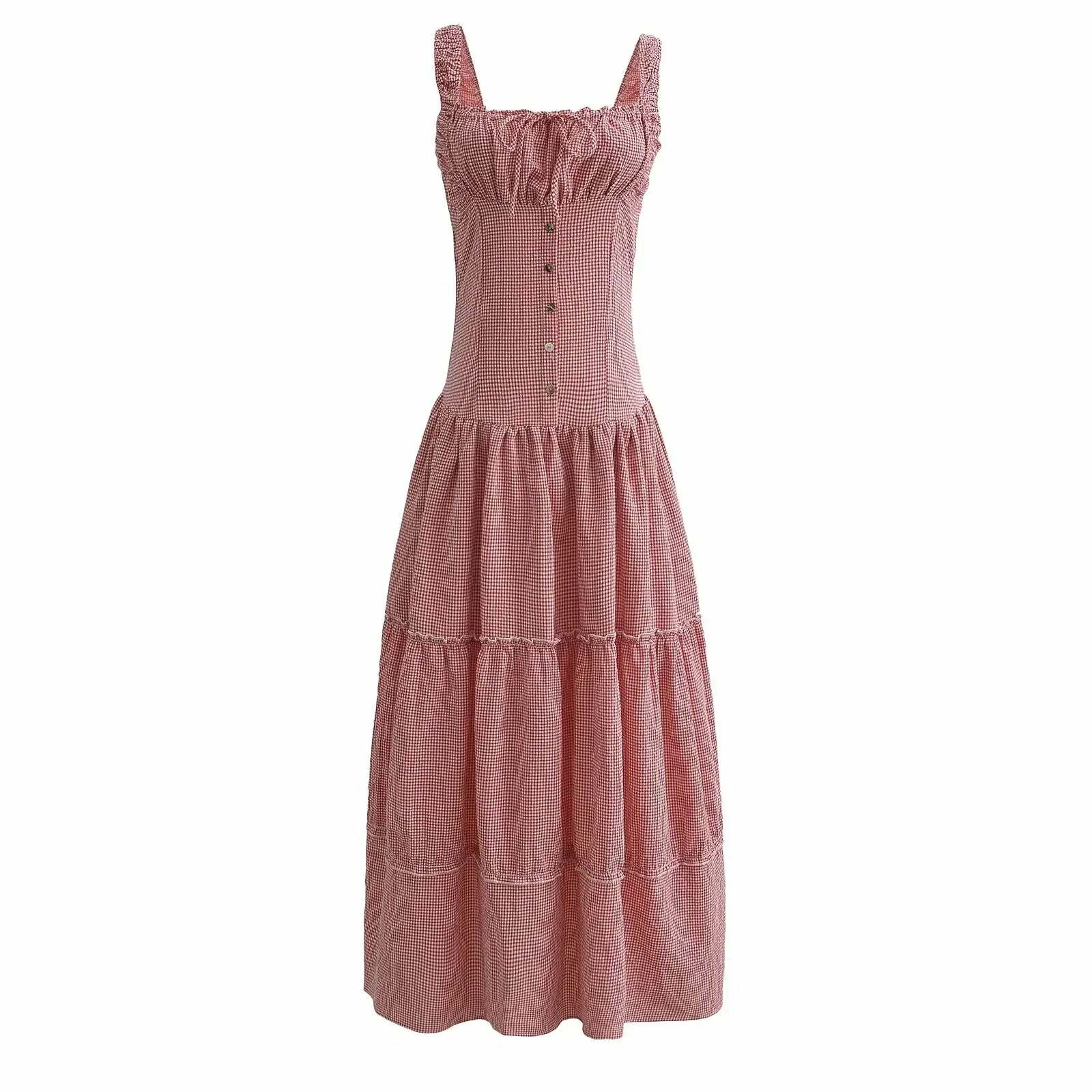 Y2K White Bowknot Tank Dress - Elegant Sleeveless Maxi Sundress, Retro 90S Summer Beach Chic