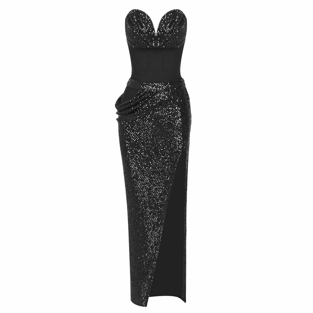 Yvor Sequin Dress - Y2K Summer Party Outfit, 90S Grunge Fashion, Retro Y2K Club Style