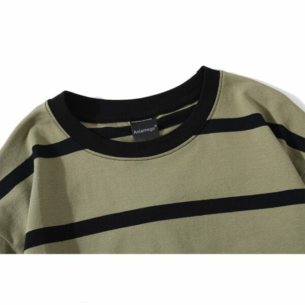 Zoey Striped Grunge Shirt - Y2K Summer Outfit, 90S Fashion, Retro Style, Y2K Club & Party Outfits