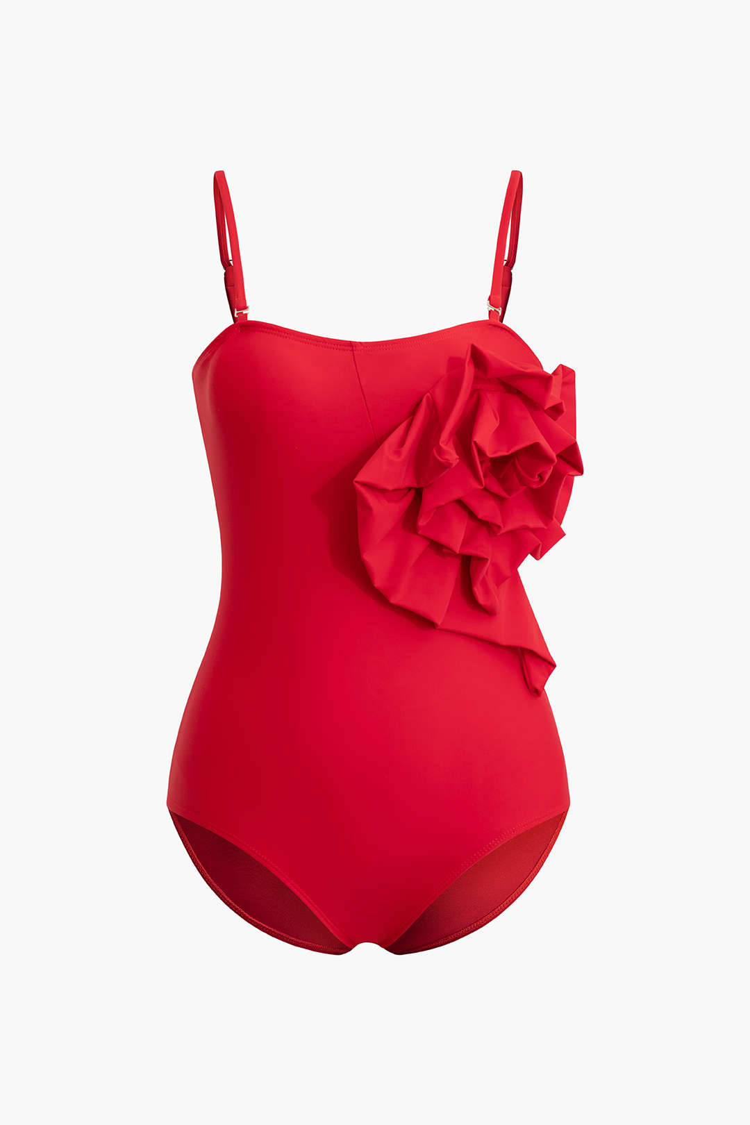 3D Flower Cami Swimsuit - Y2K Aesthetic One-Piece for Cute Summer Vibes