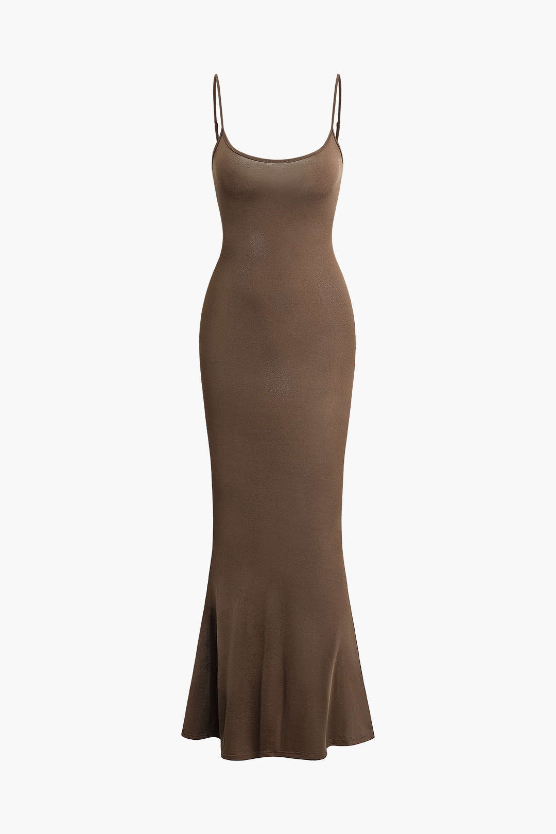 Adjustable Strap Y2K Aesthetic Mermaid Maxi Slip Dress for Effortless Style