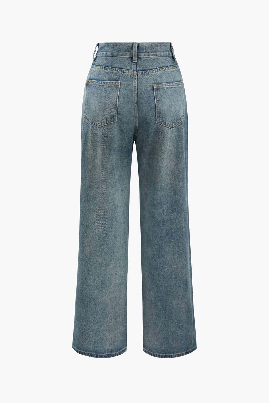 Belted Y2K Straight Leg Jeans for a Chic Grunge Aesthetic Look