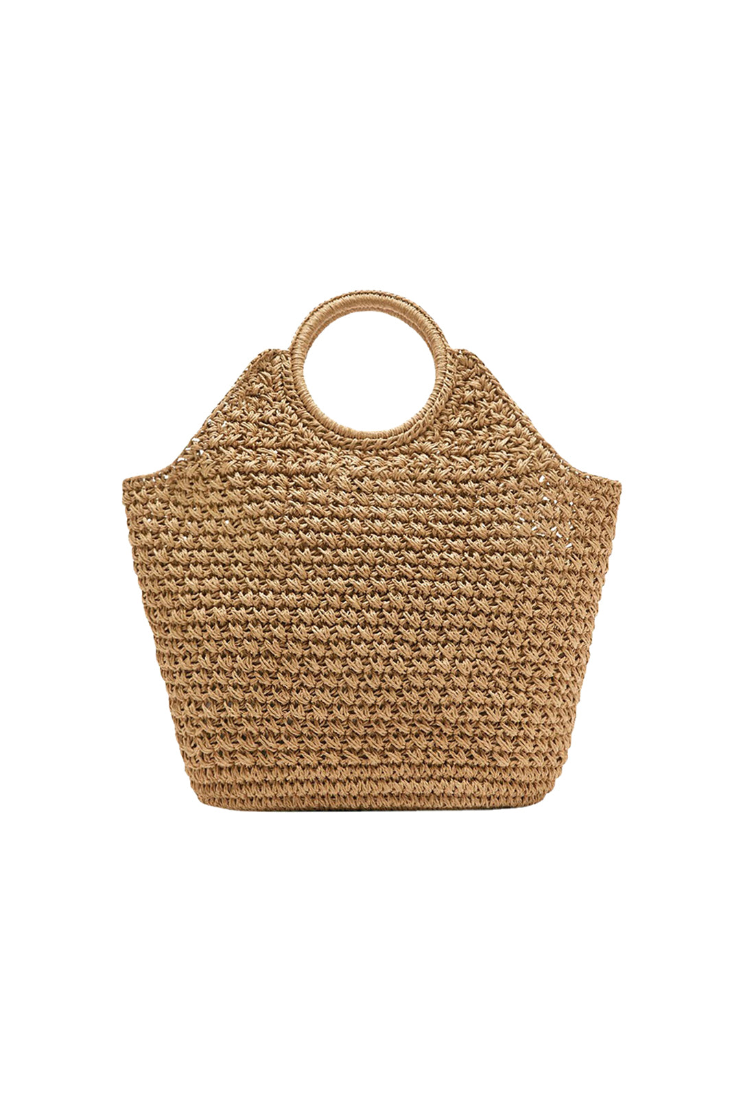 Chic Braided Round Handle Tote Bag for Y2K Fashion Lovers and Coquette Aesthetic Enthusiasts