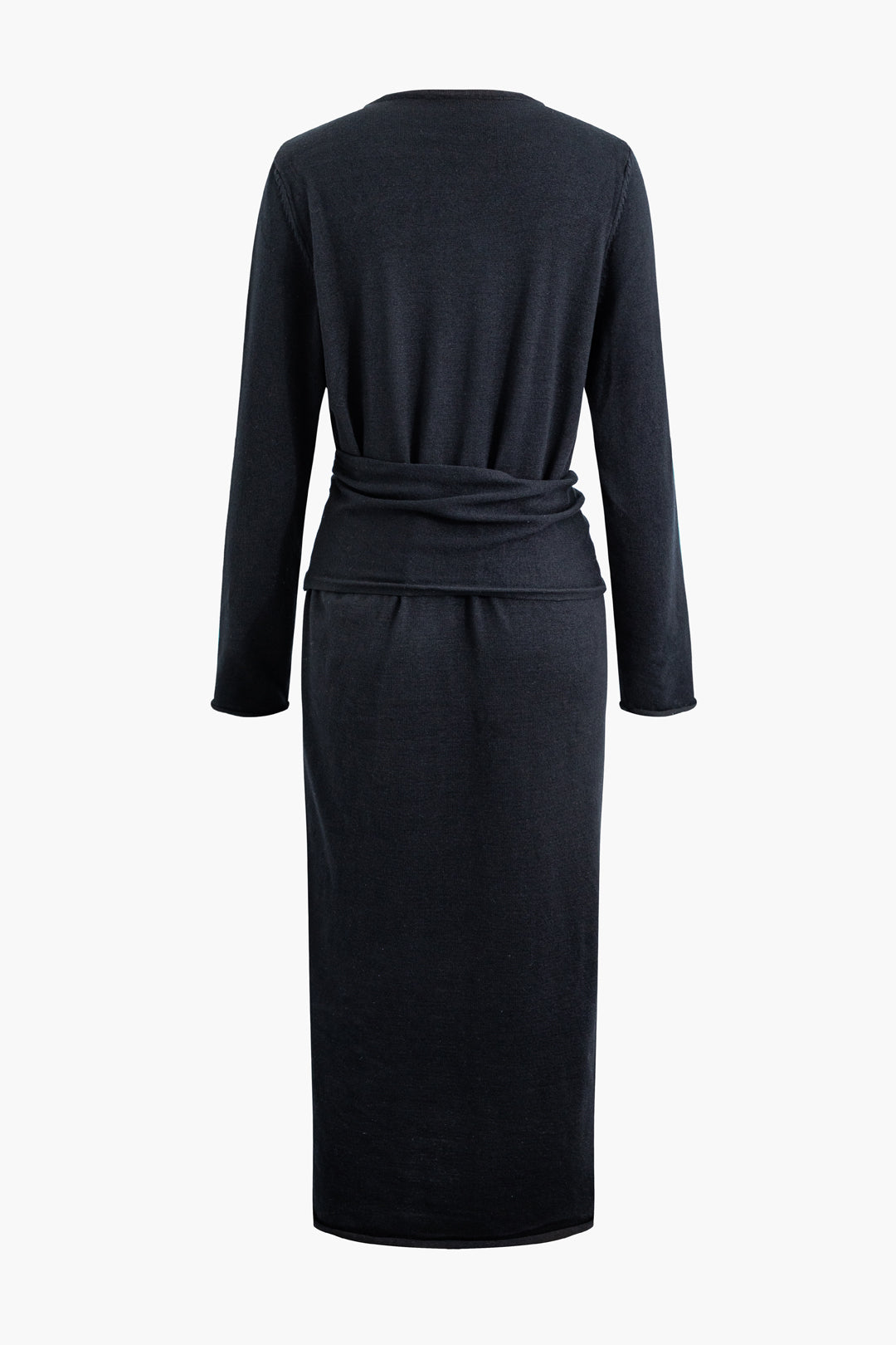 Chic Button Up Wrap Long Sleeve Midi Dress for Effortless Y2K Style and Coquette Aesthetic