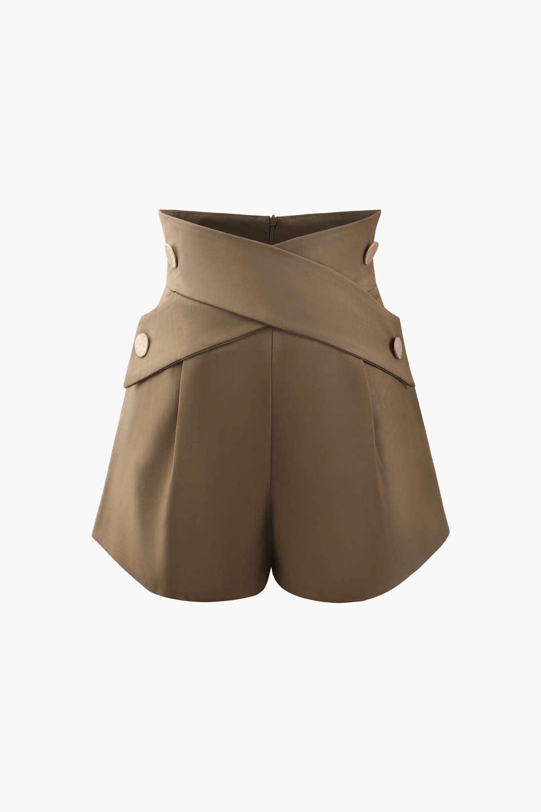 Chic Cross Waist Tailored Shorts for Y2K Fashion Lovers - Perfect for Aesthetic Outfits