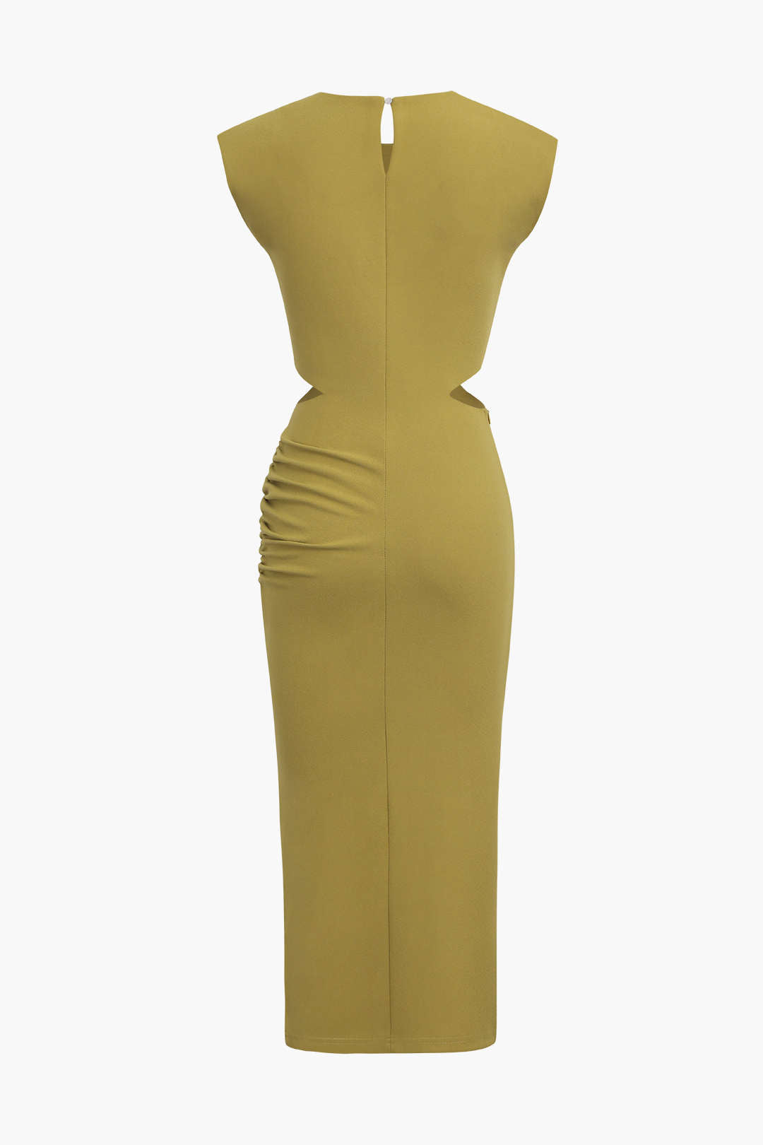 Chic Cut Out Sleeveless Midi Dress for Y2K Aesthetic and Coquette Style Fashion