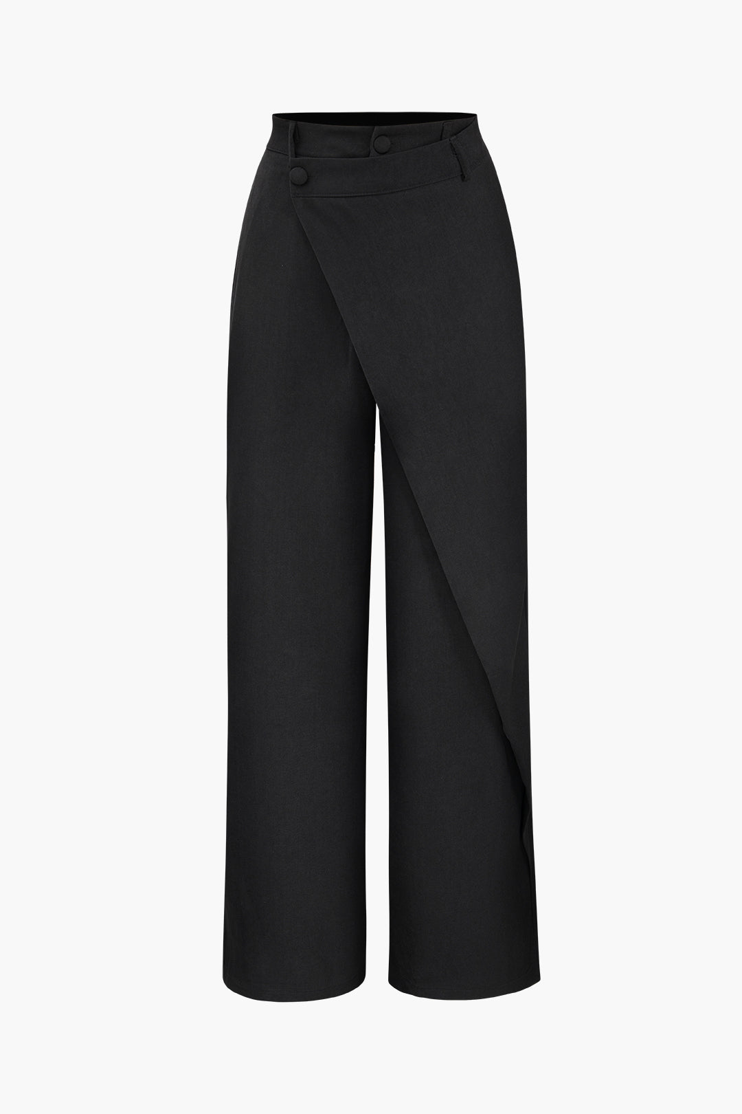 Chic Draped Wrap Straight Leg Suit Pants for Effortless Y2K Aesthetic Style