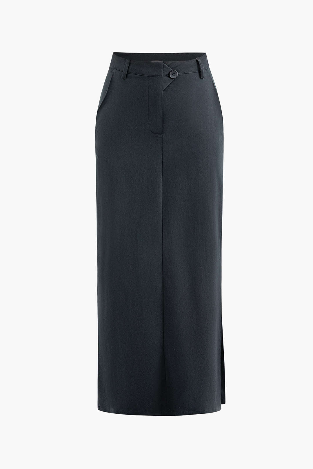 Chic High Waist Slit Maxi Skirt for Y2K Fashion Lovers - Perfect for Coquette Aesthetic