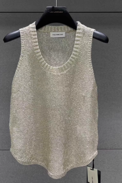 Chic Sleeveless Open Knit Top for Y2K Fashion Lovers - Perfect for Aesthetic Outfits