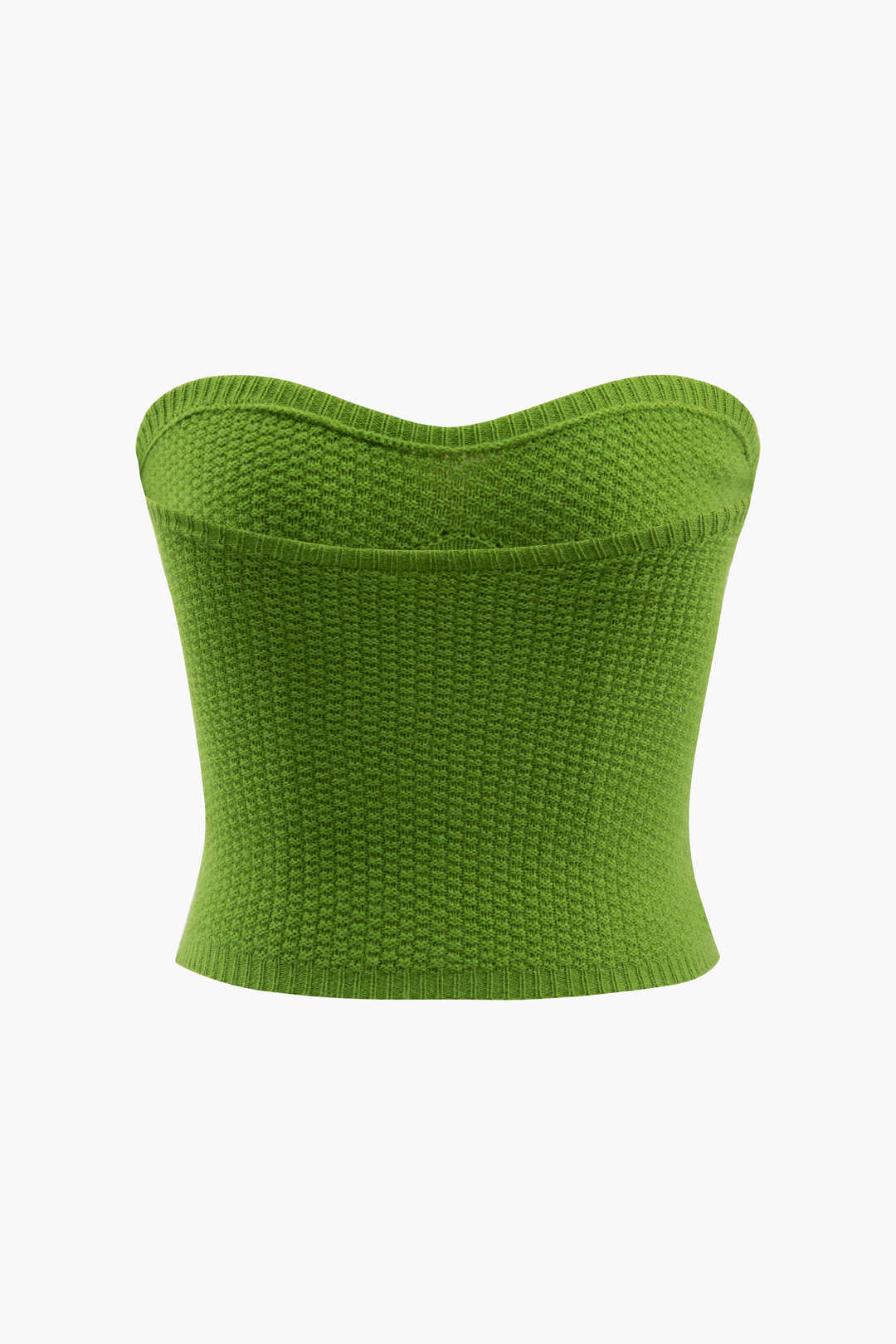 Chic Solid Knit Tube Top for Y2K Fashion Lovers - Perfect for Coquette and Grunge Aesthetics