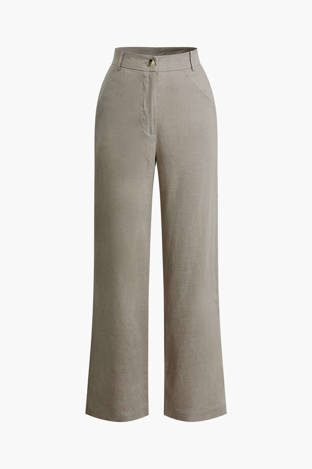 Chic Solid Straight Leg Pants for Effortless Y2K Style and Aesthetic Outfits