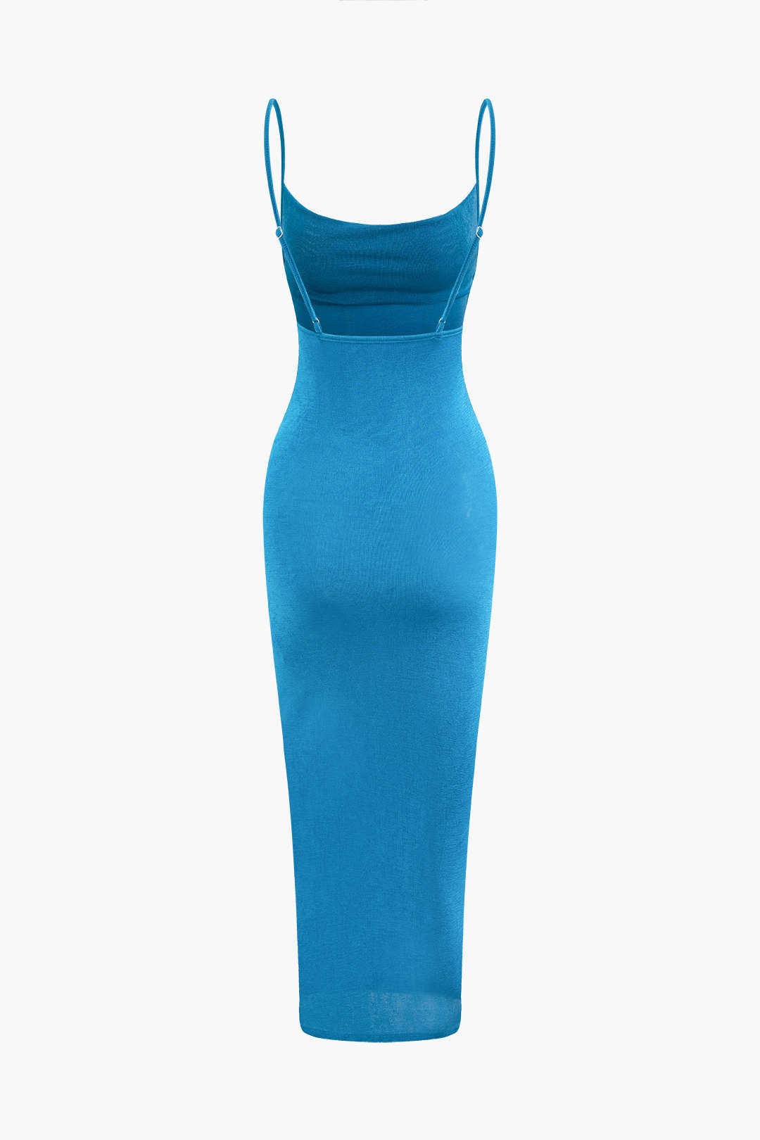 Chic U-Neck Backless Slip Maxi Dress for Effortless Y2K Fashion and Coquette Aesthetic